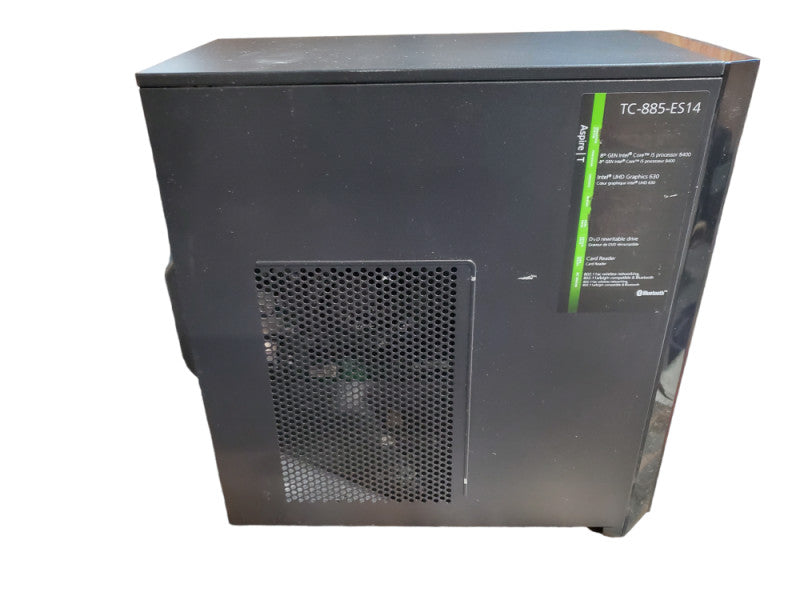 Acer Aspire TC-885 Desktop Tower i5-8400 8GB DDR4 NO HDD @