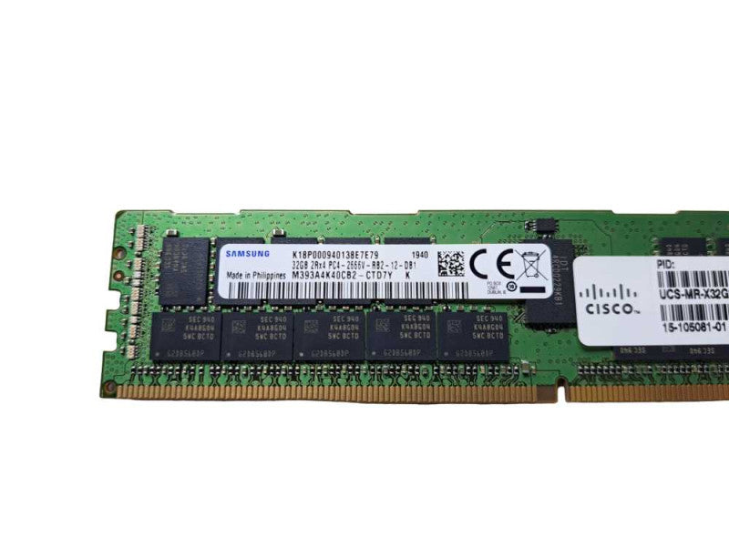 Samsung 32GB 2Rx4 PC4-2666V-RB2-12-DB1 | DDR4 Server Memory Q)