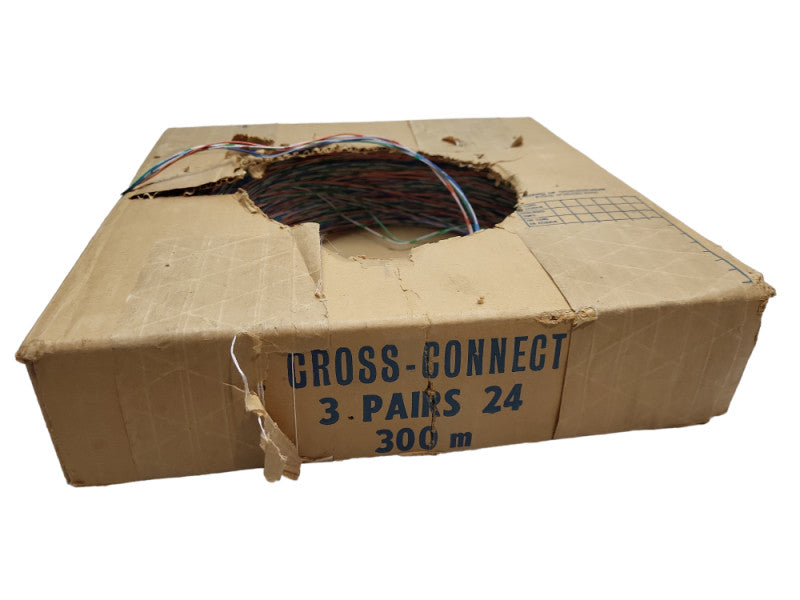 Cross Connect Wires 3 Pairs Copper 3.9 KG Weight &