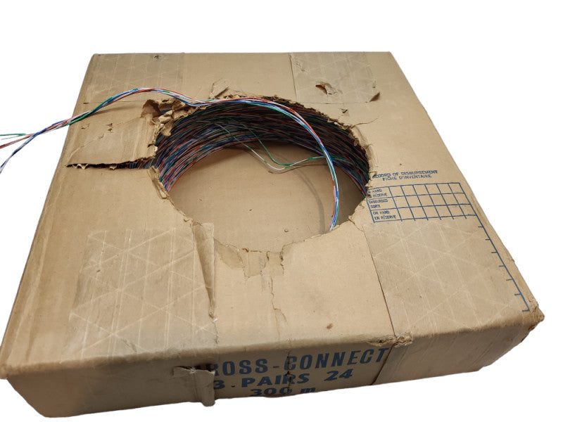 Cross Connect Wires 3 Pairs Copper 3.9 KG Weight &