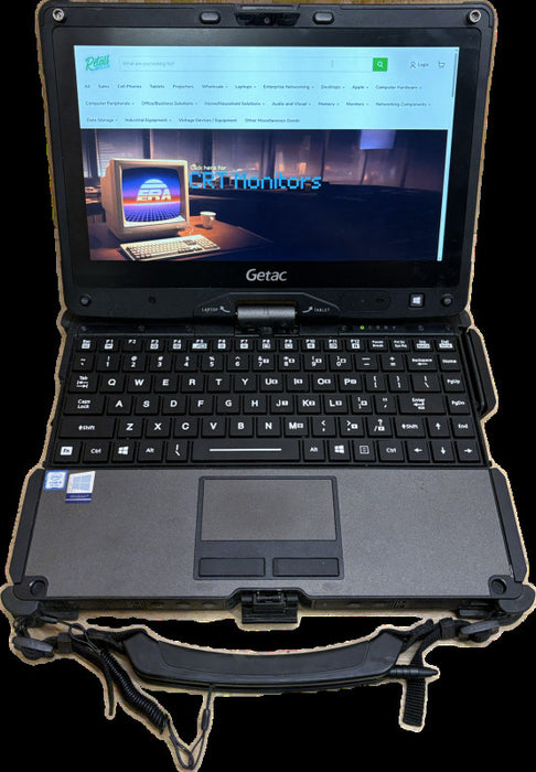 GETAC V110G4 Rugged TOUCH i5-7200U@2.5GHz 8GB RAM 256GB SSD BIOS Lock READ!