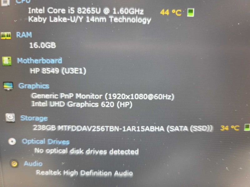 HP EliteBook 840 G6| i5-8265U| 16GB DDR4| 256GB SSD Î²