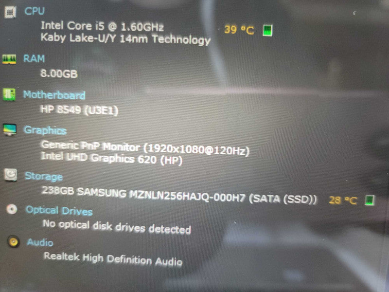 HP EliteBook 840 G6 HC | i5-8365U| 8GB DDR4| 256GB SSD Î²