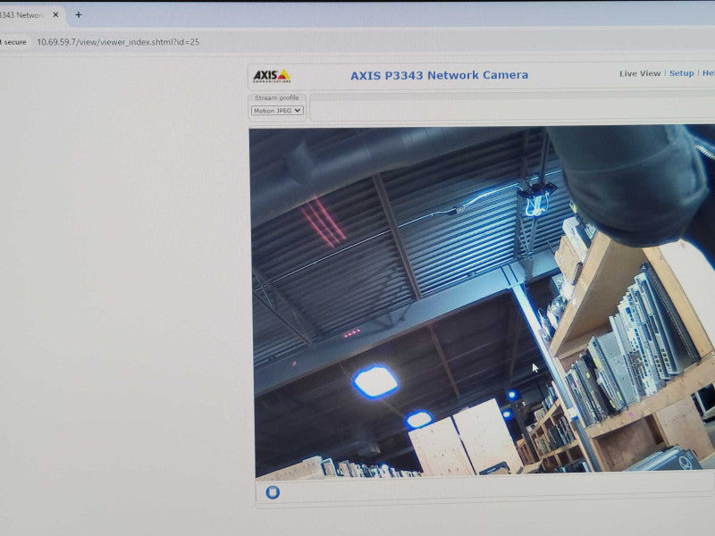 AXIS P3364-VE 6MM Network IP POE Megapixel Security Camera, READ _