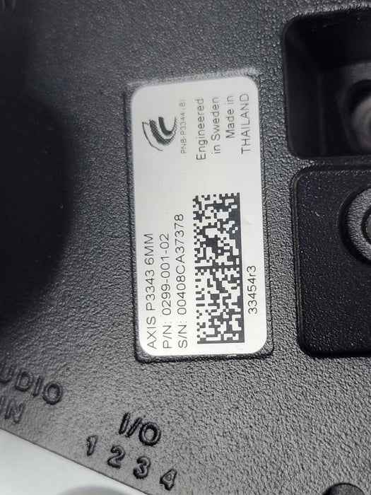 AXIS P3364-VE 6MM Network IP POE Megapixel Security Camera, READ _