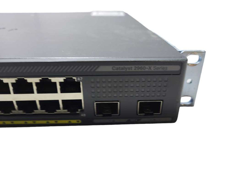 Cisco WS-C2960X-48FPD-L PoE 48-Port Gigabit Network Switch 2x SFP+  $