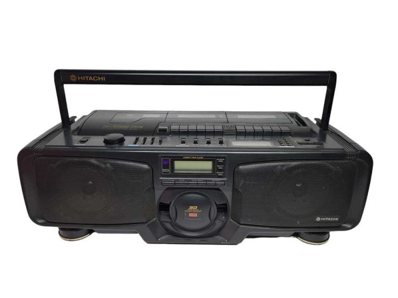Vintage Hitachi CX-G700W CD/Cassette Compact Karaoke Player Boombox
