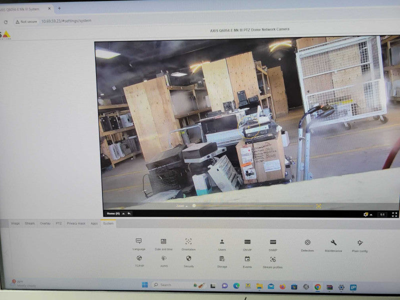 Axis Q6054-E MK III 60Hz PTZ Doom Network Camera 30x Optical Zoom, READ _