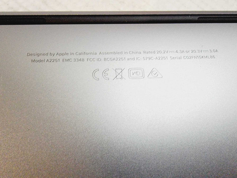 Apple Macbook Pro 2020 [Parts] (