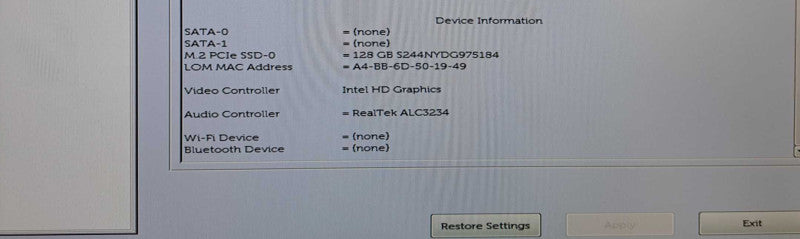Dell OptiPlex 3070 USFF Desktop | i5-9500T @ 2.20GHz 16GB DDR4 128GB NVMe )