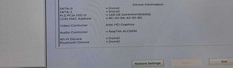 Dell OptiPlex 3070 USFF Desktop | i5-9500T @ 2.20GHz 8GB DDR4 128GB NVMe )