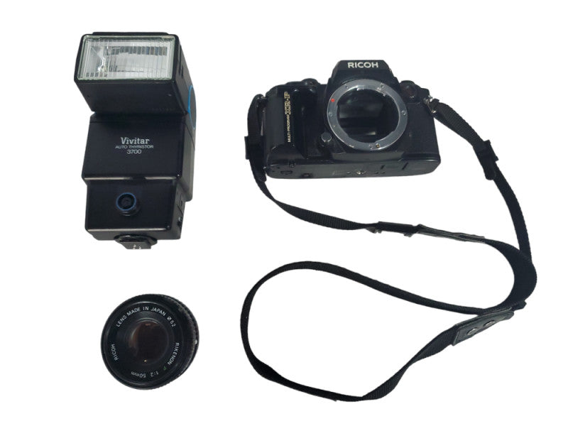 RICOH Multi-Program XR-P 35mm Film Camera Vintage (AS-IS) |