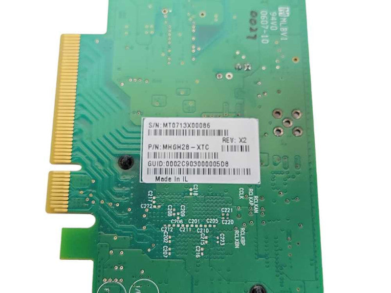 Mellanox ConnectX Dual Port 20Gbps InfiniBand PCIe HBA Card _