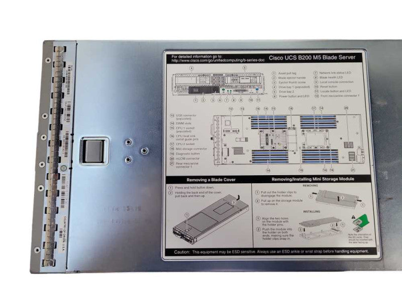 Cisco UCS B200 M5 Server Blade | 2x 18 Core Xeon Gold 6140 @ 2.30GHz No RAM !