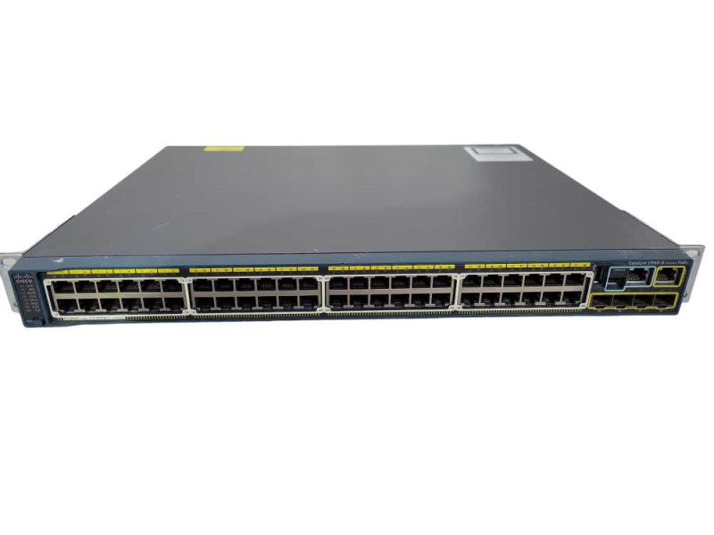 Cisco WS-C2960S-48FPS-L Catalyst 2960-S 48-Port PoE+ Network Switch Gigabit !