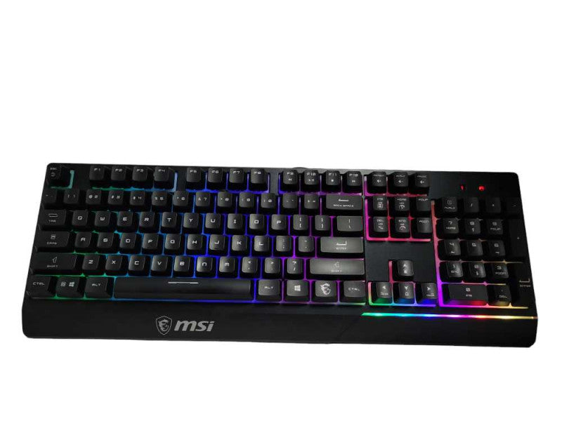 MSI Vigor GK30 USB Wired Gaming Keyboard with RGB Backlight and Water Repelle %