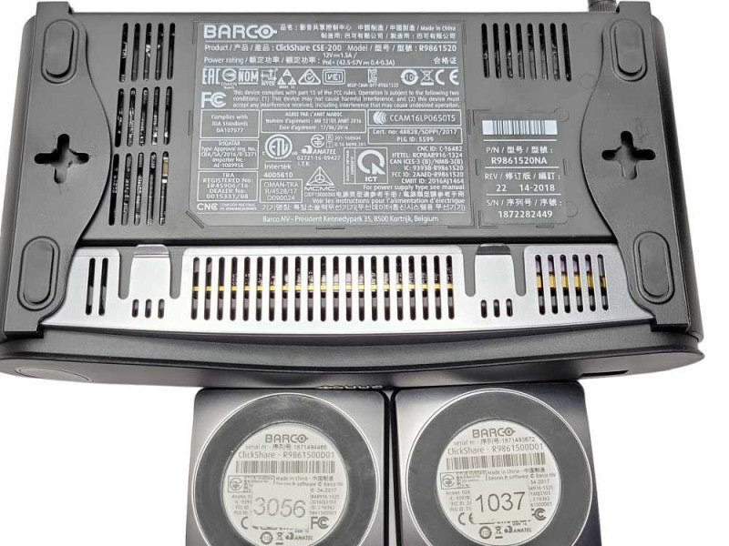 Barco ClickShare CSE-200 Wireless Presentation w/ 2x Buttons 1x Antenna Powe _