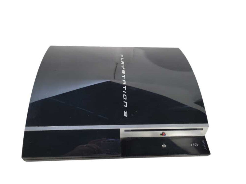 Sony PS3 PlayStation 3 Black Fat Console CECHP01 !