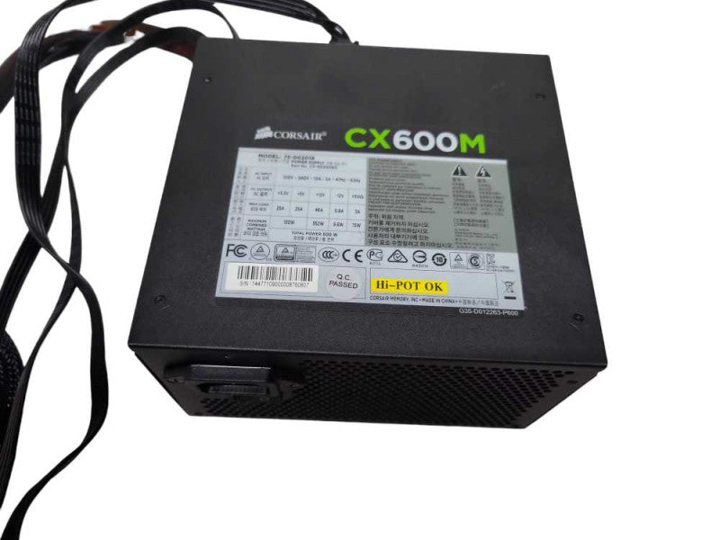 Corsair CX600M - 600W Semi-Modular PSU %