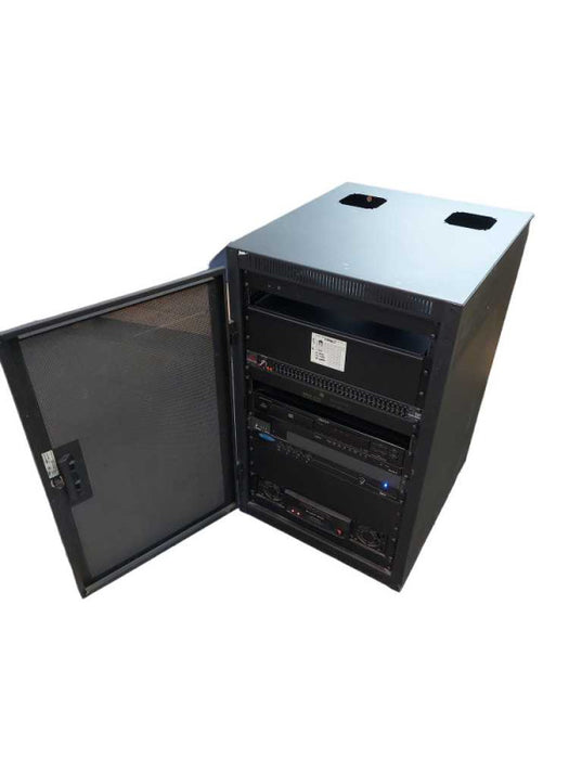 Audio Half Rack with 5 Devices See Attached List  =