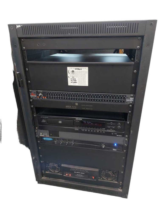Audio Half Rack with 5 Devices See Attached List  =