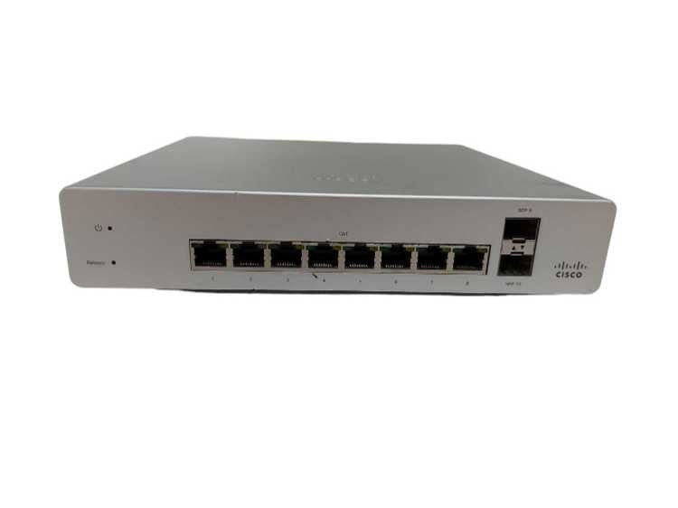 Unclaimed Cisco Meraki MS220-8-HW Cloud Managed Switch 8-Port !