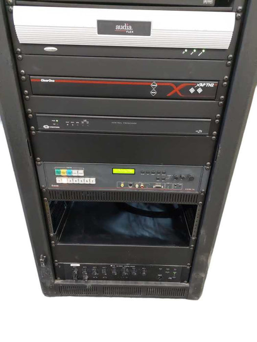 Audio Half Size Rack No Door with 7 Devices See Attached List  =