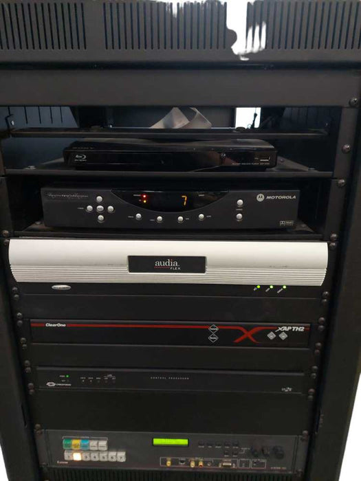 Audio Half Size Rack No Door with 7 Devices See Attached List  =