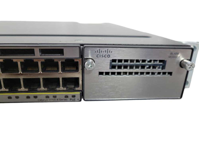 Cisco WS-C3750X-48P-L V02 Gigabit PoE+ Network Switch !