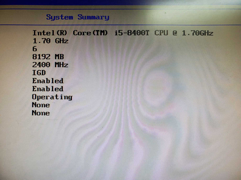 Lenovo ThinkCentre M720q USFF Desktop i5-8400T 8GBRAM NO HDD @