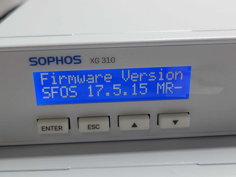 Sophos XG 310 rev.2 Security Firewall Appliance, READ Q_