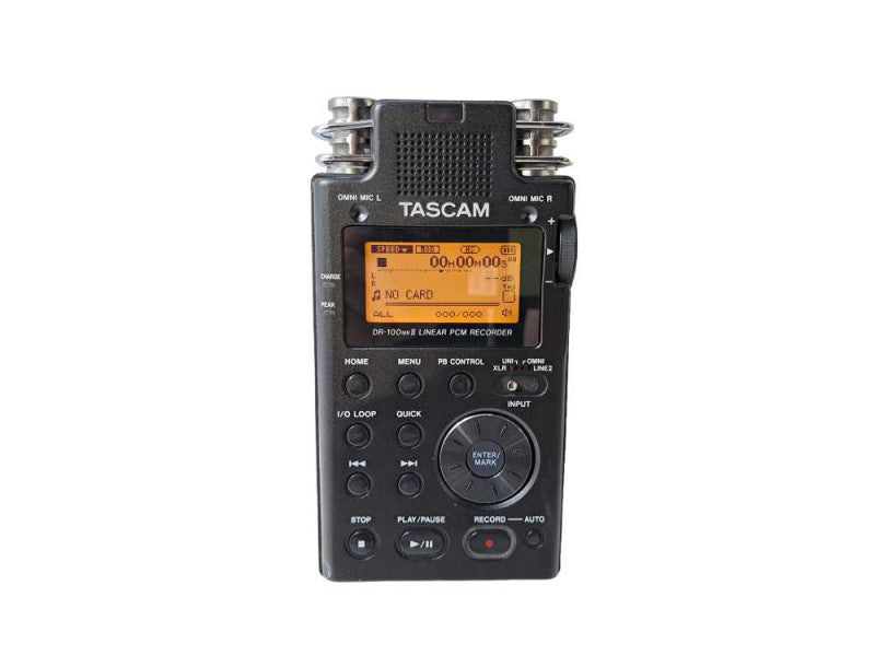 TASCAM DR-100 MKII | Portable Linear PCM Digital Recorder + Battery *READ* )