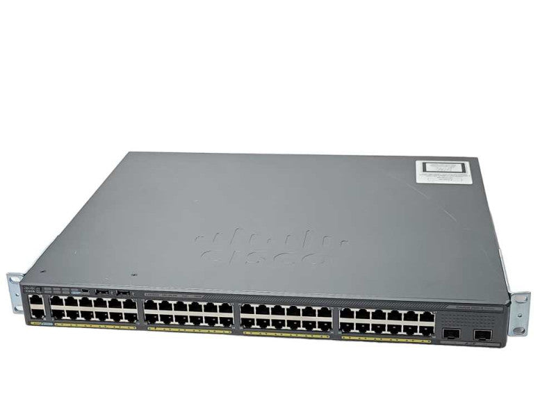 Cisco WS-C2960X-48FPD-L 48-Port Gig PoE Switch 2x SFP+ C2960X-Stack _