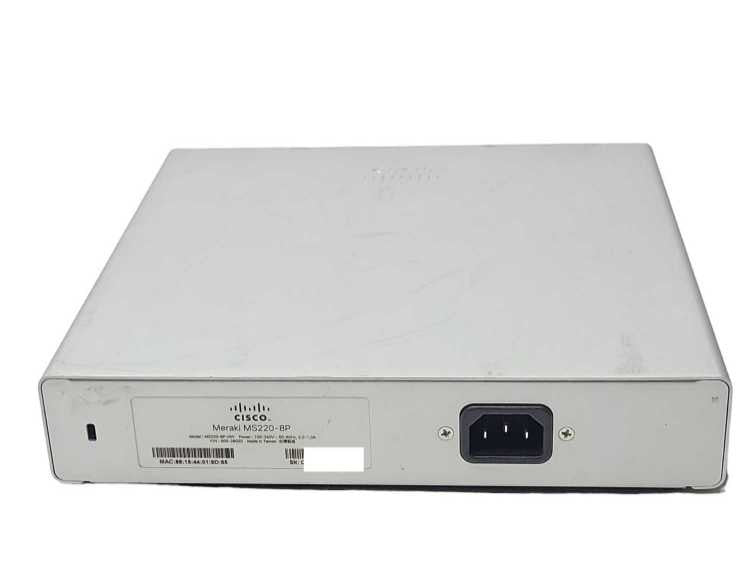 Cisco Meraki MS220-8P-HW 8 Port Desktop Ethernet Switch - UNCLAIMED !