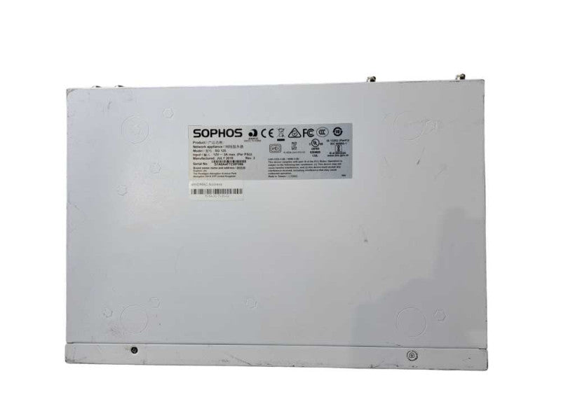 Sophos SG 125 Rev.3 | 8-Port Gigabit Router Firewall Security Appliance *READ )