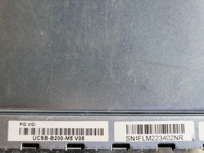 Cisco UCS B200 M5 V05 Blade Server w/ 2x Xeon Gold 5122 CPUs, No RAM, READ _