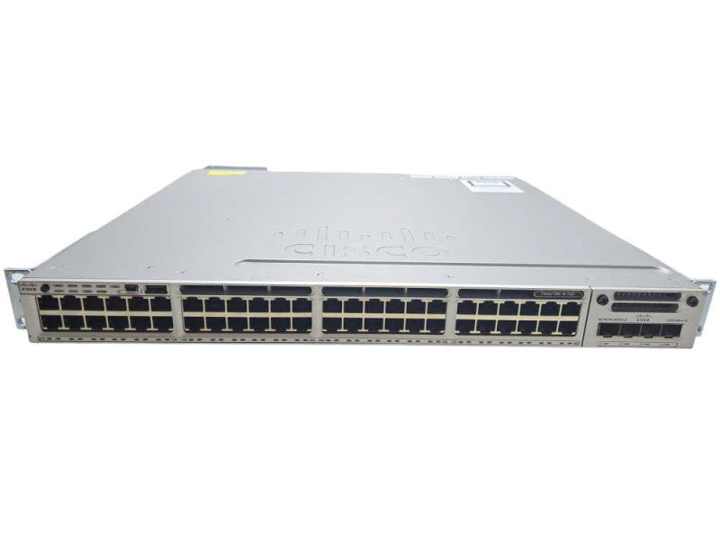 Cisco WS-C3850-48P-S | 48-Port Gigabit PoE+ Network Switch | 4x SFP 1100W PSU )