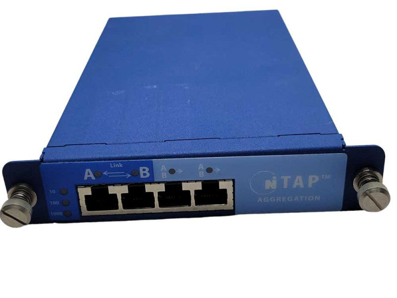 NTAP 10/100/1000 Copper Network Aggregate Tap Splitter, READ _