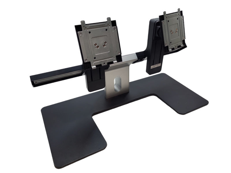 Dell Dual Monitor Stand - Black/Silver. Adjustable &