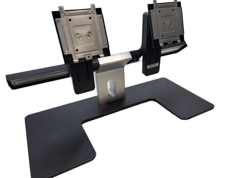 Dell Dual Monitor Stand - Black/Silver. Adjustable &