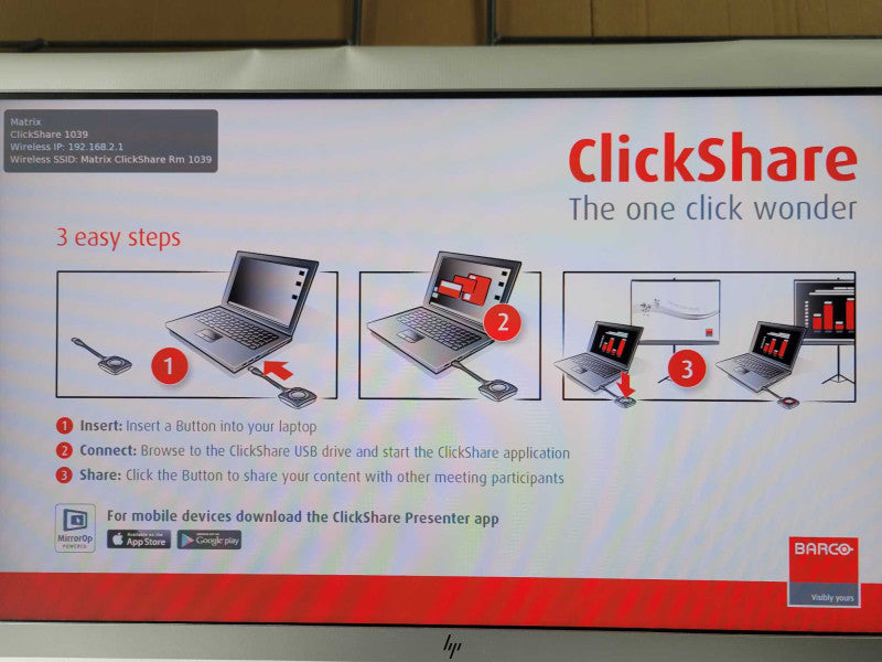 Barco ClickShare R9861008 Wireless Presentation System 1x Antenna _