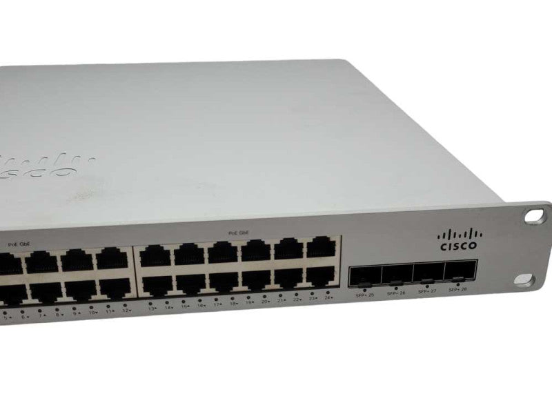 Cisco Meraki MS250-24P Cloud Managed Ethernet Switch w/ 1 PS, Claimed, READ _