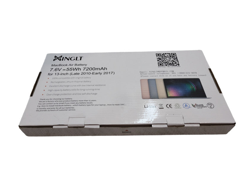INGLT Battery for Apple Laptops- A1466/A1369 &