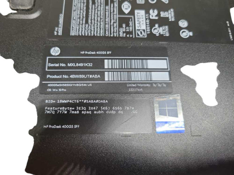 HP ProDesk 400 G5 SFF - Core i5-8500 | 8GB | 256GB SSD Q%