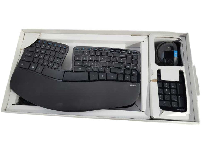 MICROSOFT 5KV-00001 SCULPT ERGONOMIC WIRELESS KEYBOARD !