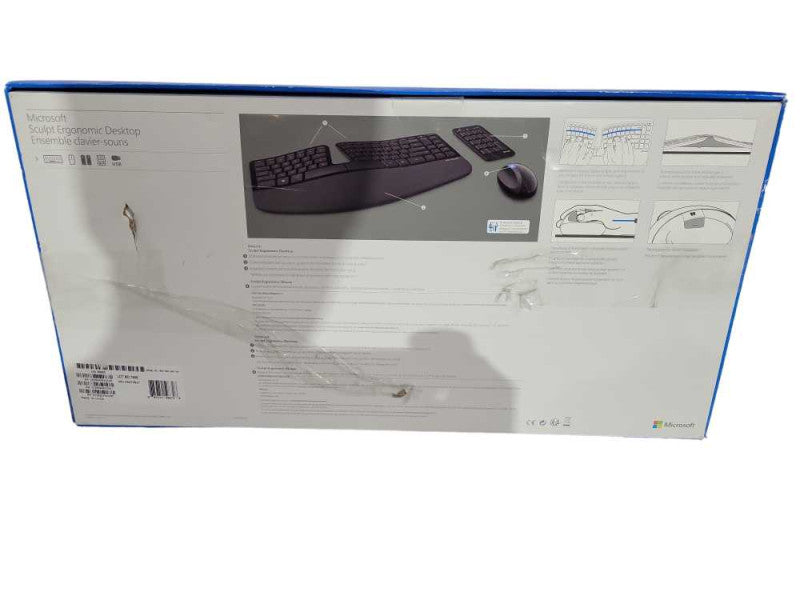 MICROSOFT 5KV-00001 SCULPT ERGONOMIC WIRELESS KEYBOARD !