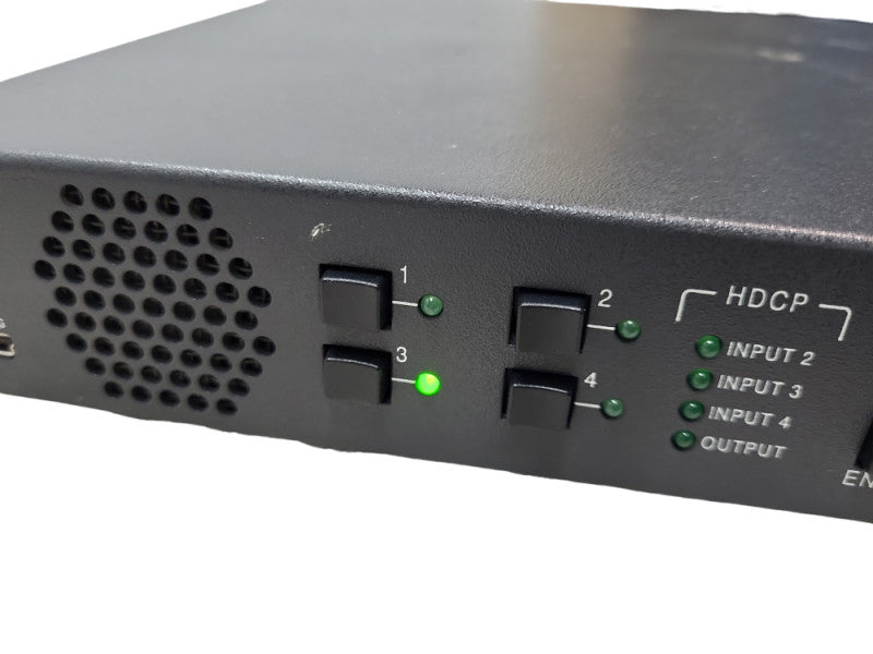 Extron IN1604 DTP Four Input HDCP Compliant Scaler 60-1457-01 DTP Out &