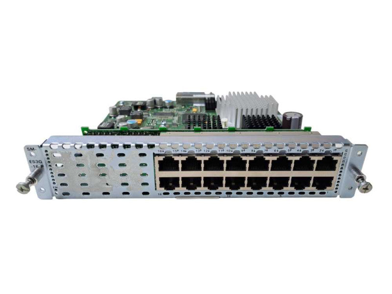 Cisco Gigabit Enhanced EtherSwitch Module Layer 2/3 Switch PoE SM-ES3G-16-P )