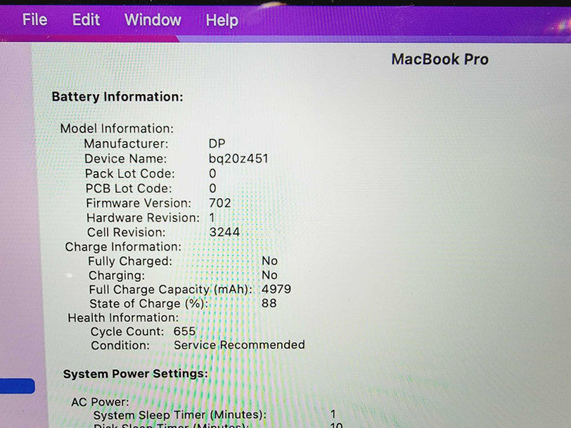 Apple Macbook Pro Retina 2015 15\\" Core i7-4980HQ @ 2.8GHz 16GB DDR3 500GB SSD Radeon R9 M370x 2GB [Read] (
