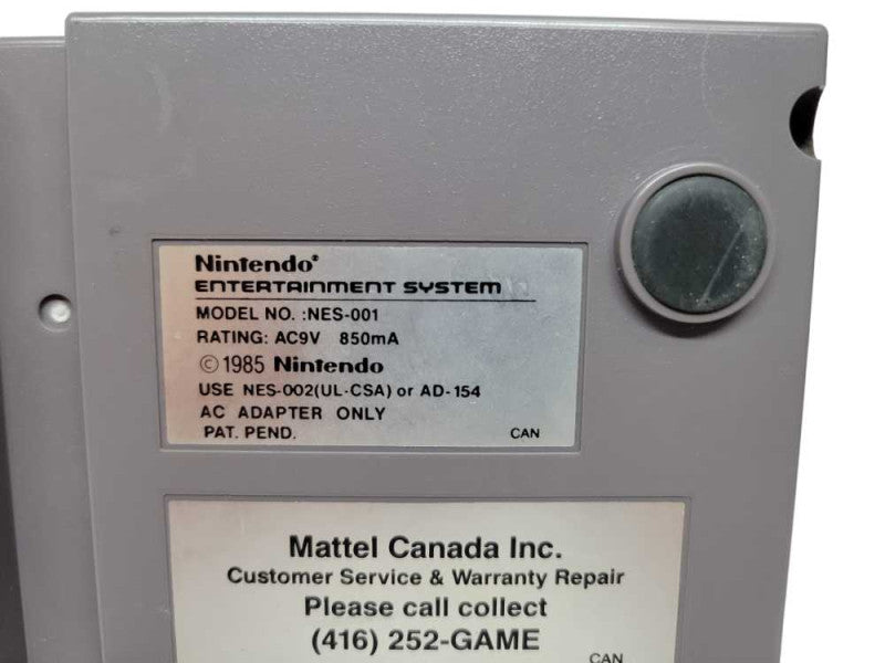 Nintendo Entertainment System (NES-001) Console Only %